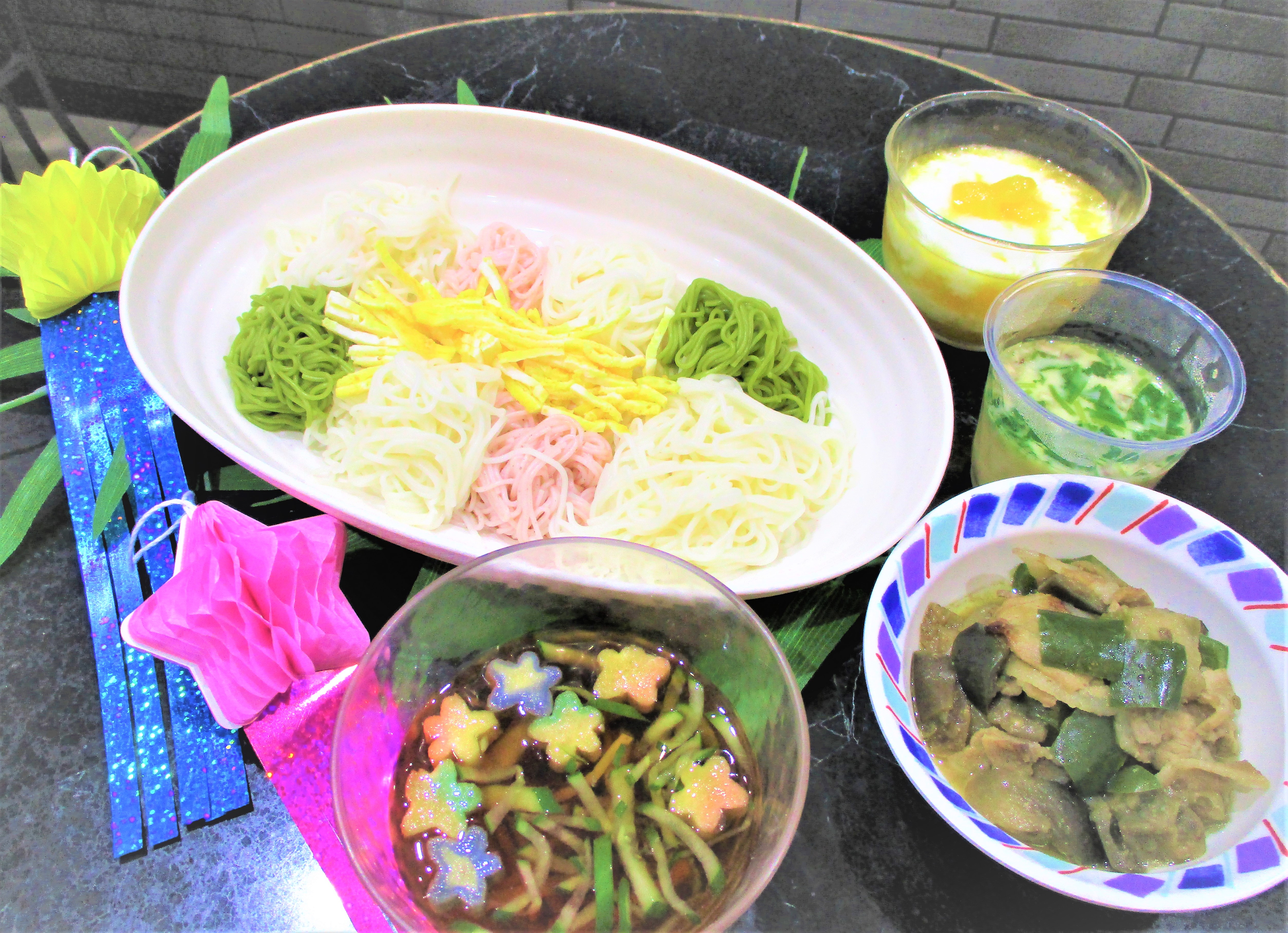 櫻灯会の行事食 七夕編 社会福祉法人 櫻灯会